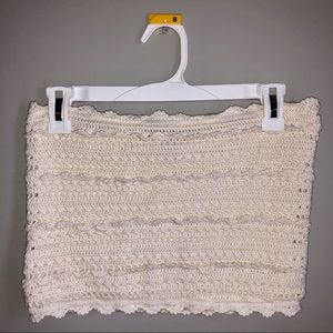 Lace crop top